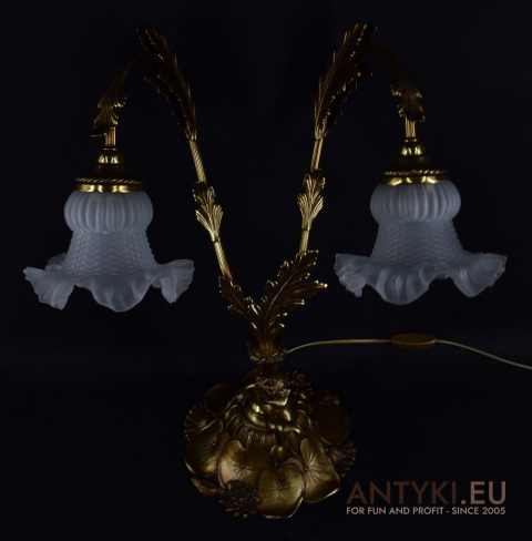 cudne lampy barokowe na stolik