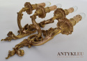 barokowe kinkiety złote