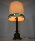 stylowa stylowa lampa mosiężna z abażurem