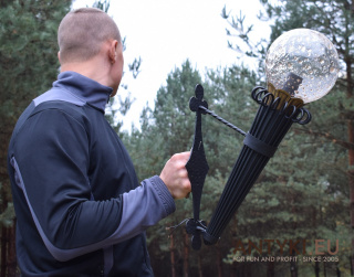 XL! DUŻE lampy ściennie metalowe pochodnie. Kinkiety do zamku, lochu, dworu.