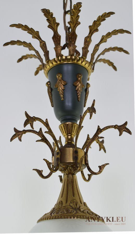 Empire zwis sufitowy empir lampa sufitowa wisząca styl cesarstwa francuskiego