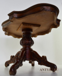 stolik drewniany barokowy