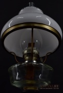 Francuska Lampa Naftowa z Początku XX Wieku - Antyki i Oświetlenie