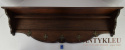 XL! 126 cm szerokie wieszaki stylowe z drewna z pierwszej połowy XX wieku