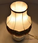 Retro / vintage - stylowa stołowa lampa nocna z babcinych czasów