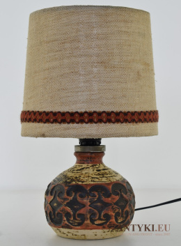 Rustyk / retro - stylowa nostalgioczna lampka na stolik z dawnych lat