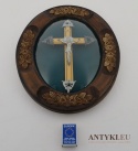 Zabytkowy Krucyfiks Barokowy W Ramach Pod Szkłem - Początek XX wieku