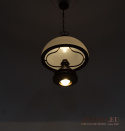 XL! DUŻA! Mosiężna Lampa Punktowa nad Stół – Elegancja Światła Vintage