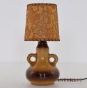 Stylowa lampka miodowa z bajkowym abażurem - rustykalne oświetlenie