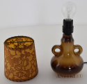 Stylowa lampka miodowa z bajkowym abażurem - rustykalne oświetlenie