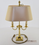 Empire - Mosiężna lampka stołowa w stylu Cesarstwa Francuskiego
