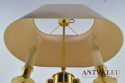 Empire - Mosiężna lampka stołowa w stylu Cesarstwa Francuskiego