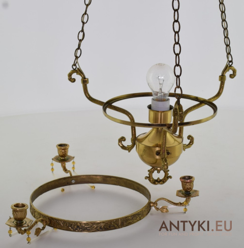 autentyczna vintage lampa