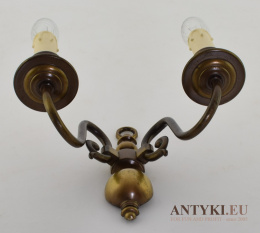 100% lampy Vintage - Elegancki Kinkiet w Starym Stylu - Antyczne Oświetlenie