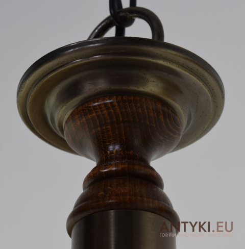 Retro Rustykalna Lampa Wisząca – Do Antresoli Wiatrołapu Holu