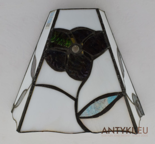 Stary Piękny Kinkiet Witrażowy Tiffany - Stained Glass Hand Made