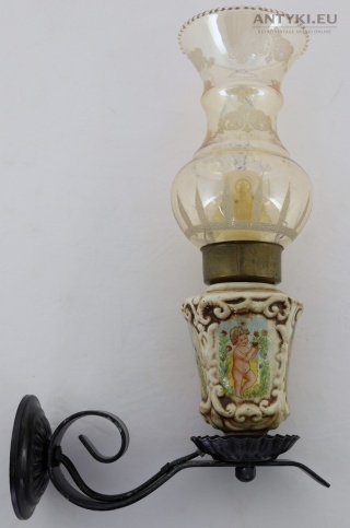 XL! Duże kinkiety vintage z cherubinami – elegancja i unikalny klimat retro