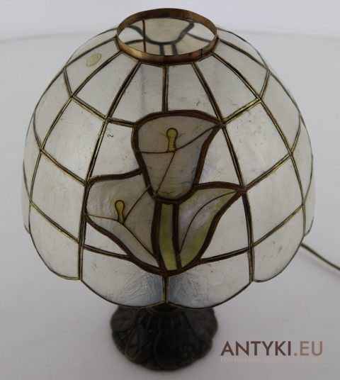 Lampa Witrażowa Art Nouveau z Francji – Oryginalne Lampy Vintage 100%