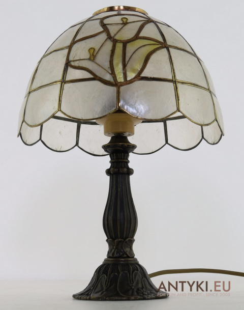 Lampa Witrażowa Art Nouveau z Francji – Oryginalne Lampy Vintage 100%