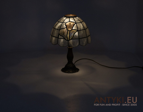 Lampa Witrażowa Art Nouveau z Francji – Oryginalne Lampy Vintage 100%