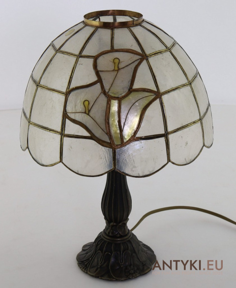 Lampa Witrażowa Art Nouveau z Francji – Oryginalne Lampy Vintage 100%