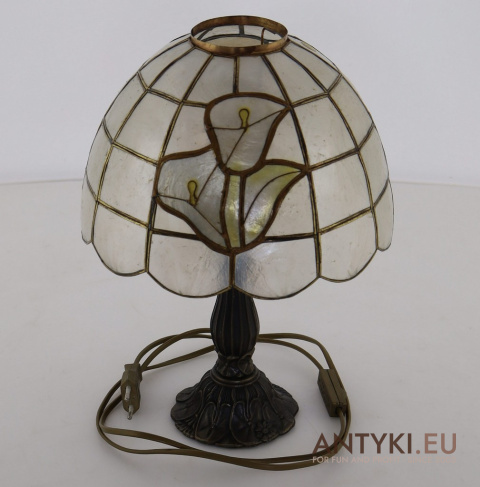 Lampa Witrażowa Art Nouveau z Francji – Oryginalne Lampy Vintage 100%