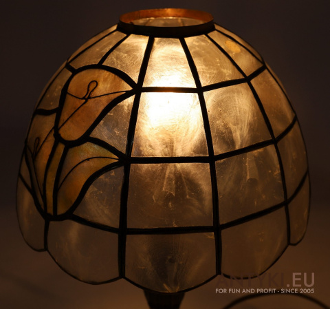 Lampa Witrażowa Art Nouveau z Francji – Oryginalne Lampy Vintage 100%