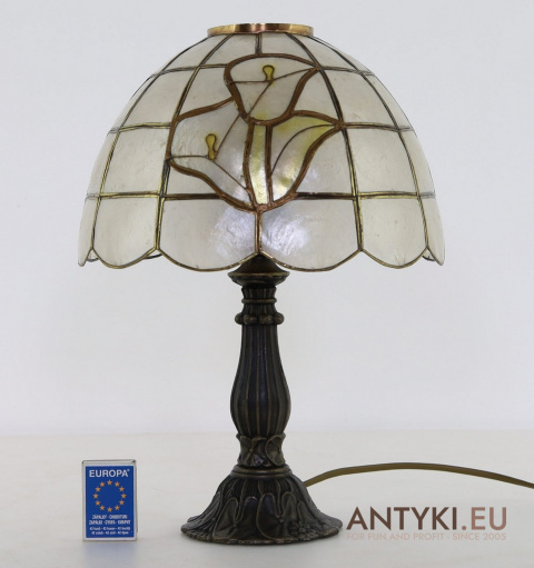 Lampa Witrażowa Art Nouveau z Francji – Oryginalne Lampy Vintage 100%