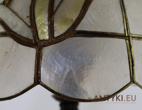 Lampa Witrażowa Art Nouveau z Francji – Oryginalne Lampy Vintage 100%