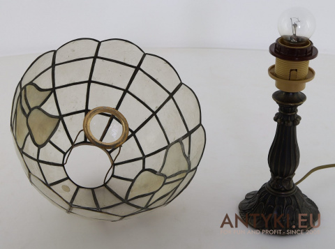 Lampa Witrażowa Art Nouveau z Francji – Oryginalne Lampy Vintage 100%