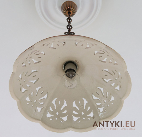 Żyrandol porcelanowy Goebel stylowy