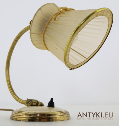 vintage lampa antyczna na ścianę