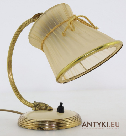 vintage lampa stołowa art deco na prezent