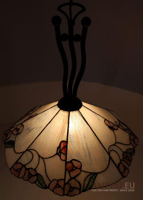 lampa wisząca retro Tiffany