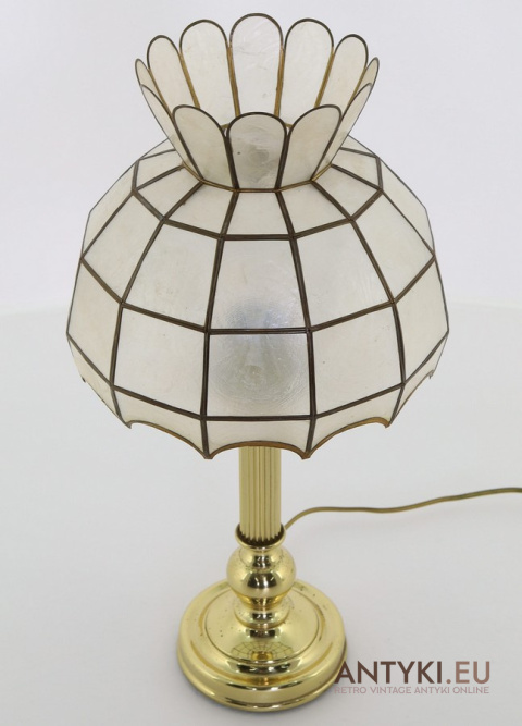 vintage lampa stołowa