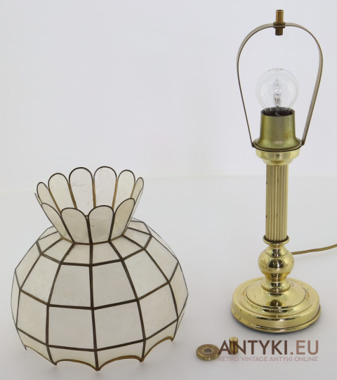 oryginalna lampa stołowa vintage