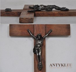Jezus Chrystus na krzyżu INRI Ukrzyżowanie antyk