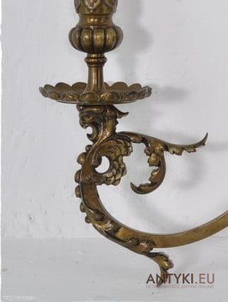 KINKIETY LAMPY PRZEROBIONE Z GAZOWYCH ART NOUVEAU