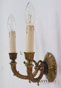 Kinkiet empir lampka ścienna empire oświetlenie styl cesarstwa francuskiego retro lampka
