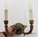Kinkiet empir lampka ścienna empire oświetlenie styl cesarstwa francuskiego retro lampka