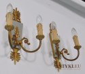 Kinkiety Empire muzealne lampki ścienne cesarskie francuskie antyki