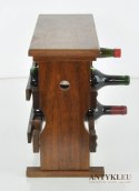 Klasyczny stojak na wina. Rustykalna szafeczka stojaczek na wino