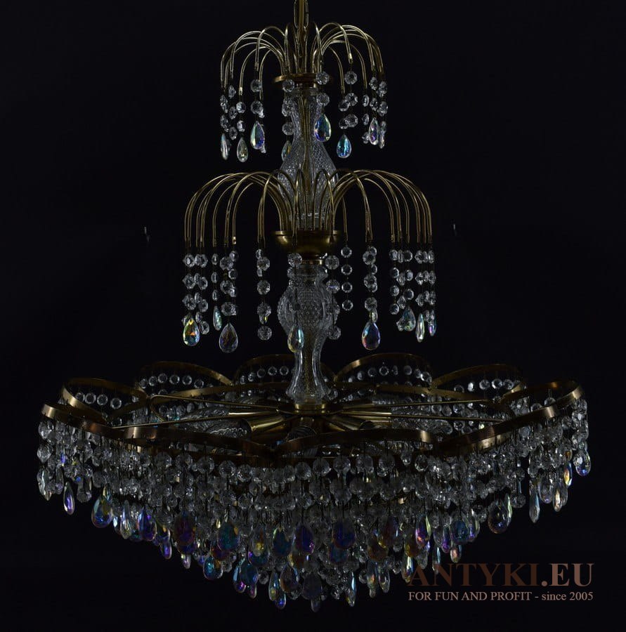 Kolorowy żyrandol kryształowy do salonu lampa kryształowa do sypialni glamour