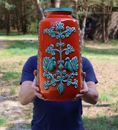duży wiejski wazon ceramiczny