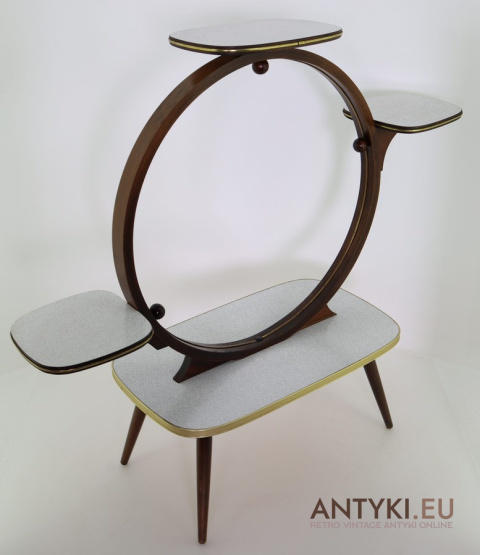 retro kwietnik mid century