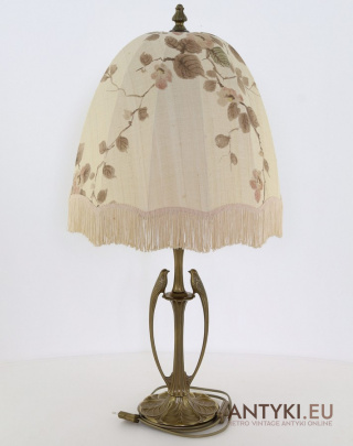 XL vintage lampa stołowa z końca XX wieku – elegancki akcent do salonu, sypialni lub gabinetu