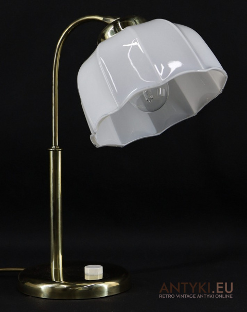 vintage lampa stołowa
