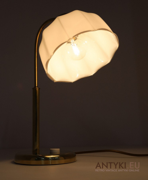 retro lampa biurkowa