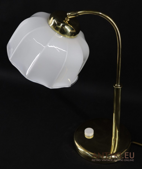 mosiężna lampka vintage