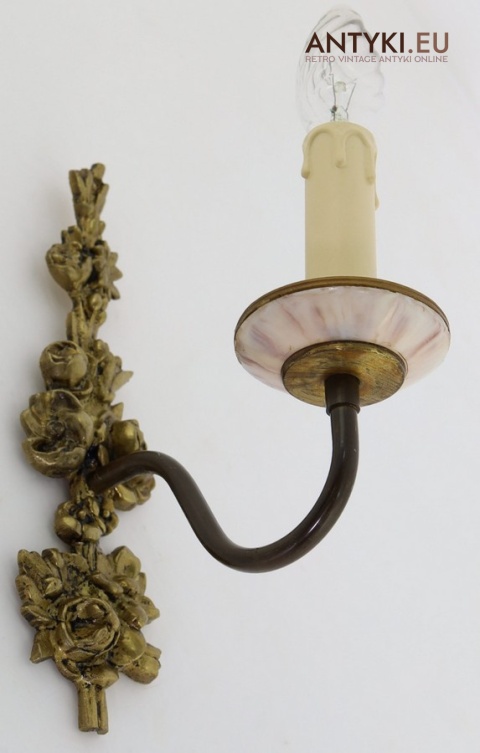 romantyczny kinkiet retro